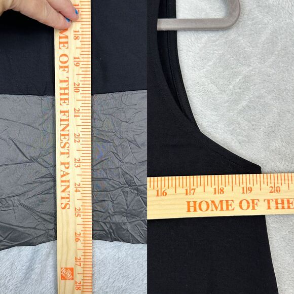 Alembika Matching Set Sz 2 M/L Gray Black Jacket Tank Top Langelook Cyberpunk - Picture 14 of 15